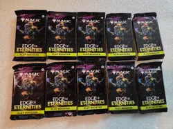 Edge of Eternities Lot of (10) Play Booster Packs SEALED Magic The Gathering - Image 1