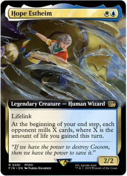 Hope Estheim (Extended Art) - 0491 - Final Fantasy - MTG - NM/M - Image 1