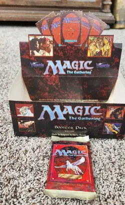 ✨Magic The Gathering 4th Edition Sealed Booster Pack 1995 MTG ✨ - Image 2