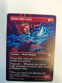 Storm-Kiln Artist (Borderless) Commander Masters Regular - Image 1