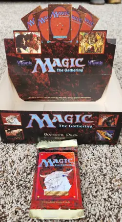 ✨Magic The Gathering 4th Edition Sealed Booster Pack 1995 MTG✨ - Image 2