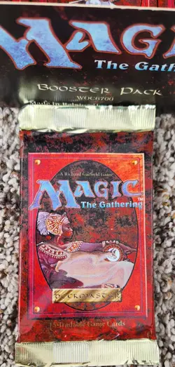 ✨Magic the Gathering 4th Edition Booster Pack Sealed, 1995 Edition MTG✨ - Image 1