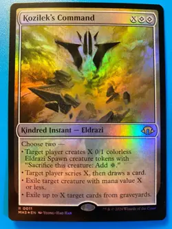 MTG 1x FOIL Kozilek's Command # 11 Modern Horizon 3 Magic the Gathering x1 NM - Image 1