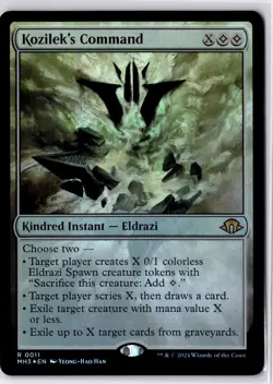 Kozilek's Command Modern Horizons 3 Foil NM R 0011 - Image 1