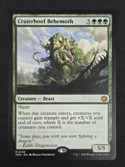 Craterhoof Behemoth Tarkir: Dragonstorm Regular - Image 1