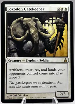 Loxodon Gatekeeper 25/306 Ravnica: City of Guilds MTG LP - Image 1