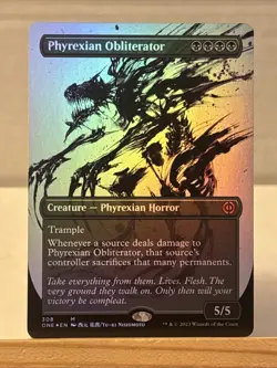 Phyrexian Obliterator (Showcase) Phyrexia: All Will Be One Foil - Image 1