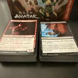 Avatar Airbender Bulk Lot MINT UNPLAYED 1 Collector Box Worth Of C/U TLA MTG TLE - Image 2