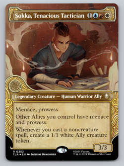 Sokka, Tenacious Tactician Showcase FOIL- MTG Avatar: The Last Airbender TLA - Image 1