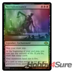 Foil Necrodominance M/NM Magic: The Gathering MTG Modern Horizons 3 - Image 1