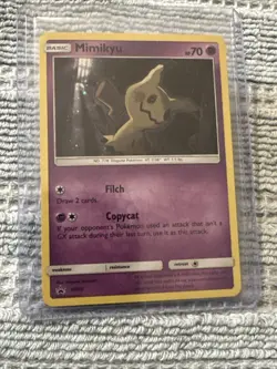Pokemon TCG Mimikyu SM99- Black Star Promo Sun and Moon- LP/NM - Image 1