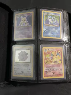 Pokemon TCG Base Set 100% Complete 102/102 (All in Sleeves+Toploaders in binder) - Image 2