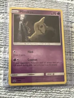 Pokemon TCG Mimikyu SM99- Black Star Promo Sun and Moon- LP/NM - Image 1