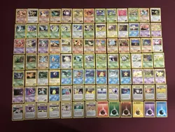 Complete Common And Uncommon Pokemon Gym Challenge Set LP/NM - Image 1