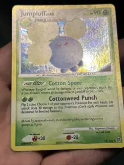 Pokemon TCG Jumpluff Secret Wonders 11/132 Holo Rare 2007- LP (Holo Bleed) - Image 5