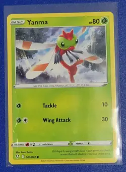 Pokemon TCG Shining Fates: Yanma (001/072) - Common - Near Mint - Image 1