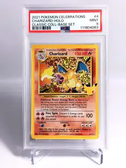 Pokemon TCG Charizard Celebrations: Classic Collection 4/102 Holo Rare PSA 9 - Image 2