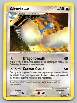 Pokemon TCG Great Encounters Altaria 12/106 - Image 1