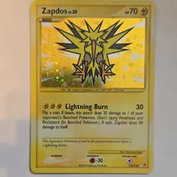 Pokemon Zapdos 150/147 Supreme Victors Holo Secret Rare Lightning Burn - Image 1