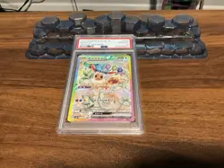 2024 POKEMON JAPANESE SV8a-TERASTAL FEST ex 223 EEVEE EX SPECIAL ART RARE PSA 10 - Image 1