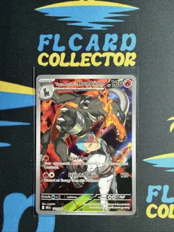 Pokemon Destined Rivals Team Rocket’s Houndoom 191/182 Illustration Rare Holo - Image 1