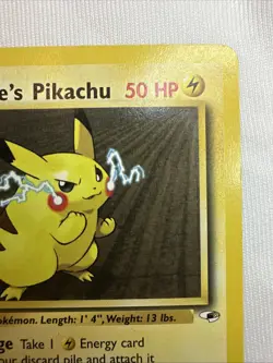Lt. Surge's Pikachu 081/132 - Gym Heroes - Common - Pokemon TCG - LP - Image 2