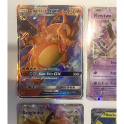 Pokemon JUMBO Charizard GX SM211 Holo Rare Promo OVERSIZED MEWTWO Best Offer - Image 2