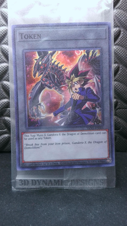 | Yugioh Token: Yugi Muto and Gandora-X the Dragon of Demolition TKN5-EN001 NM | - Image 1