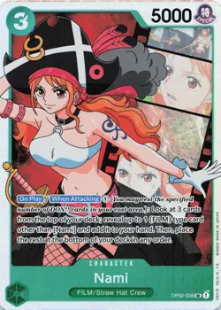 ONE PIECE Nami SR Paramount War #OP02-036 NM - Image 5