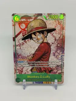 Monkey D Luffy SEC Alt Art OP13-118 Carrying On His Will One Piece TCG - Image 1