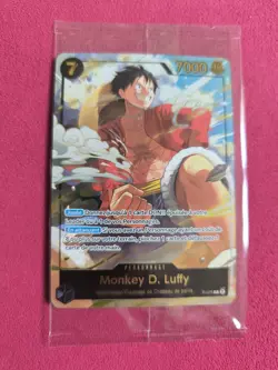 Carte Monkey D. Luffy P-075 P 2 Personnage Leader One Piece JCC - Image 1