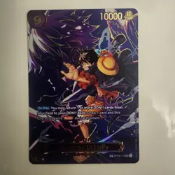 One Piece (OP-13) Carrying On His Will Monkey.D.Luffy SP OP09-119 NM - Image 1
