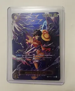 One Piece (OP-13) Carrying On His Will Monkey.D.Luffy SP OP09-119 NM - Image 3