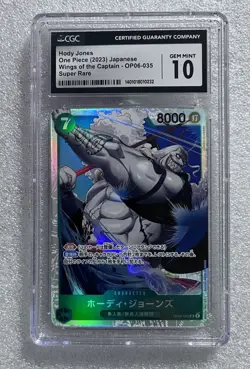 Hody Jones One Piece 2023 JPN OP06-035 Wings Of The Captain SR CGC 10 - Image 1