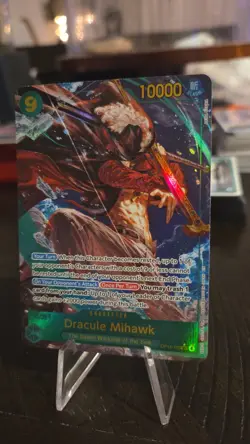 Dracule Mihawk OP14-119 SEC Alternate Art English The Azure Seas Seven One Piece - Image 1