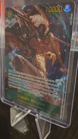 Dracule Mihawk OP14-119 SEC Alternate Art English The Azure Seas Seven One Piece - Image 4