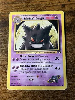 Sabrina's Gengar 29/132 Gym Challenge Regular Pokemon Card - Image 1
