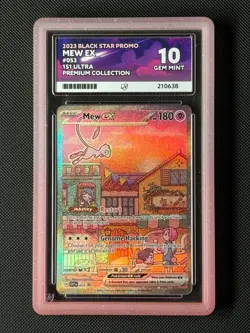 ACE 10 Mew ex 053 Promo Pokemon Card Sv: Scarlet & Violet Holo GEM MINT - Image 1