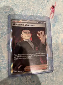 Pokemon TCG Scarlet & Violet 151: Giovanni's Charisma Ultra Rare Card 197/165 - Image 2