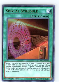Yu-Gi-Oh TCG Special Schedule DRL3-EN073 1st Edition Ultra Rare Card NM - Image 1