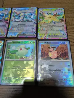 Pokemon TCG SV Prismatic Evolutions Mixed Lot of 6 ex/Pokeball Cards NM/M - Image 3