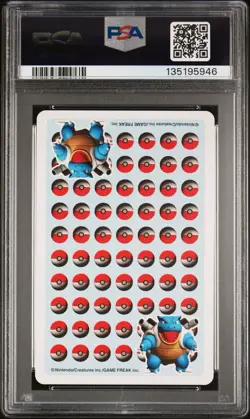 1998 POKEMON STADIUM BLUE VERSION PLAYING CARDS QUEEN OF CLUBS HAUNTER PSA 10 - Image 2