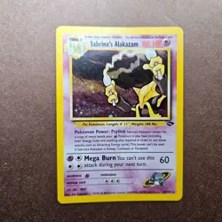 Sabrina's Alakazam 16/132 Pokemon Gym Challenge Holo Rare Card - MP - Image 1