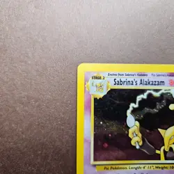 Sabrina's Alakazam 16/132 Pokemon Gym Challenge Holo Rare Card - MP - Image 2