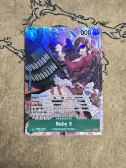 One Piece Card Game Baby 5 (Alternate Art) OP05-034 Rare NM English - Image 1