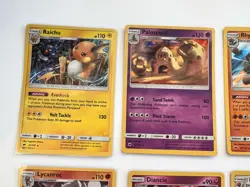 Pokemon TCG Sun And Moon 6 Card Lot NM Burning Shadows Raichu Porygon Z etc. - Image 2