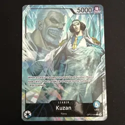 One Piece TCG Kuzan OP12-040 Alternate Art Foil Rare Leader NM Card - Image 1