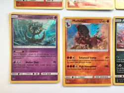 POKEMON Sun & Moon Guardians Rising 2017 Rare Holo Lot 8 Cards Near Mint - Image 4