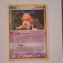 Pokemon Ditto 38/113 EX Delta Species Regular 60HP Basic Uncommon TCG Card - Image 1