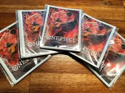 10x Sleeves One Piece Card Game Official Promo Roronoa Zoro Sealed - Image 1